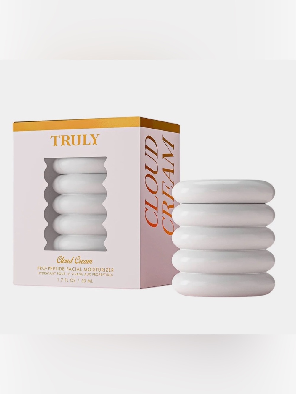 Truly Cloud Cream Pro-Peptide Facial Moisturizer 1.7 oz Hexapeptide Firming NIB